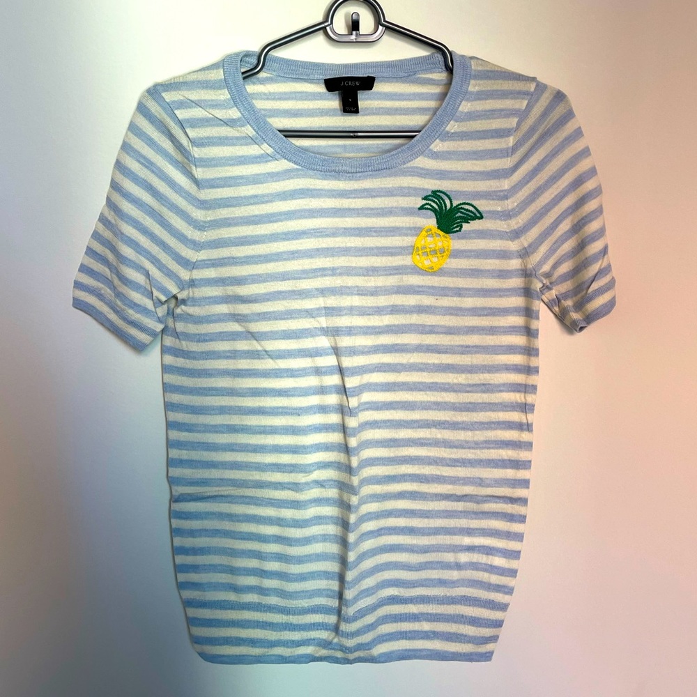 J Crew pineapple tee